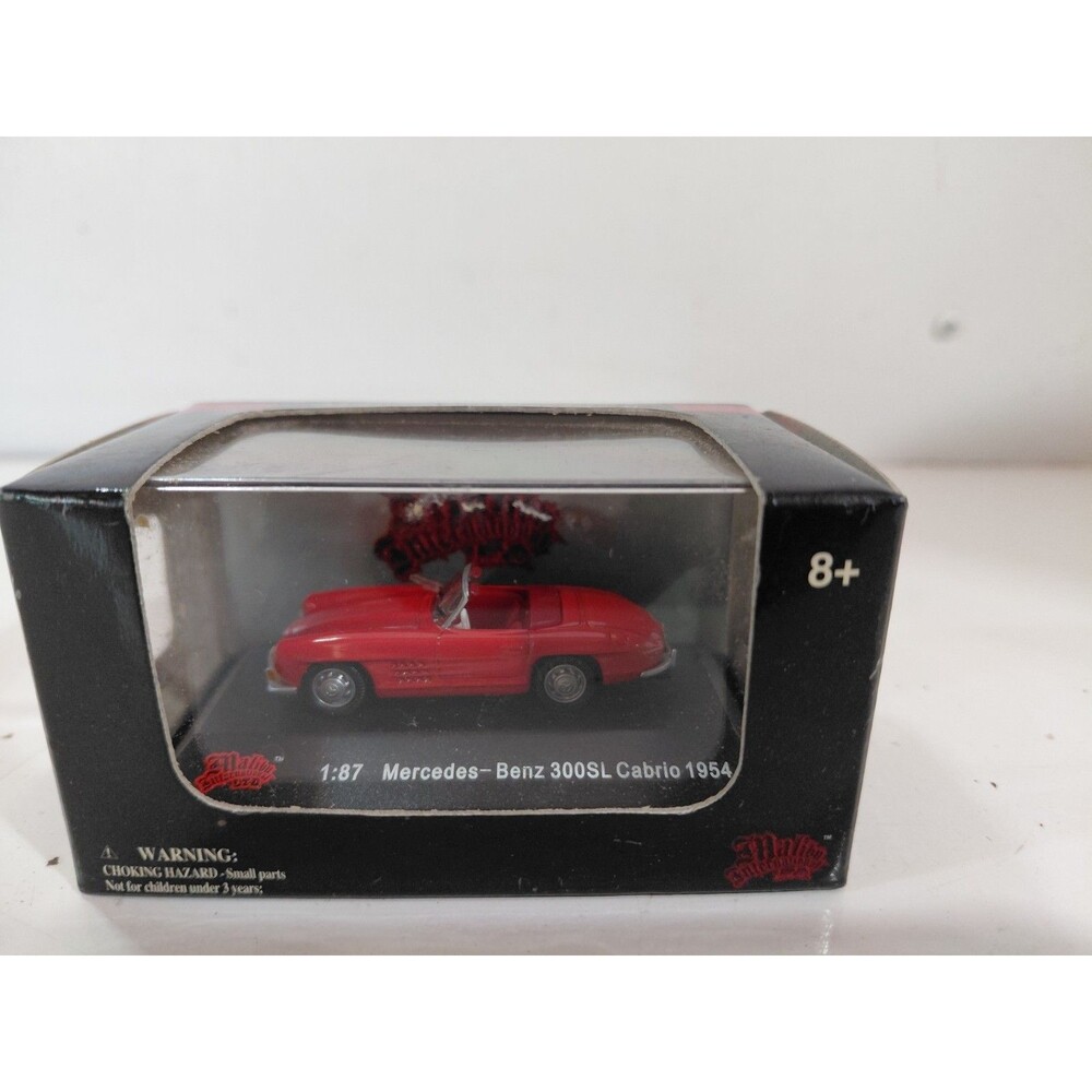 NIP Malibu International 00100 HO 1:87 Die Cast Mercedes Benz 300SL Roadster